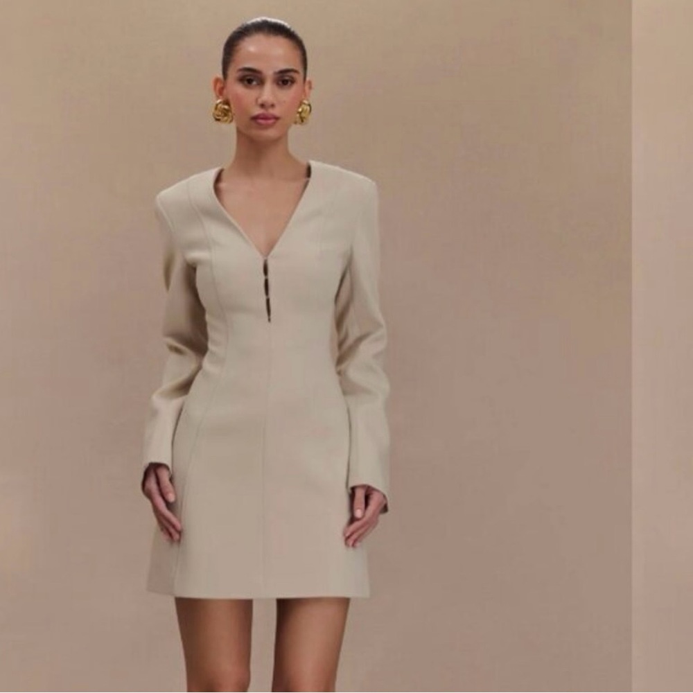 MESHKI Long-Sleeve Dress